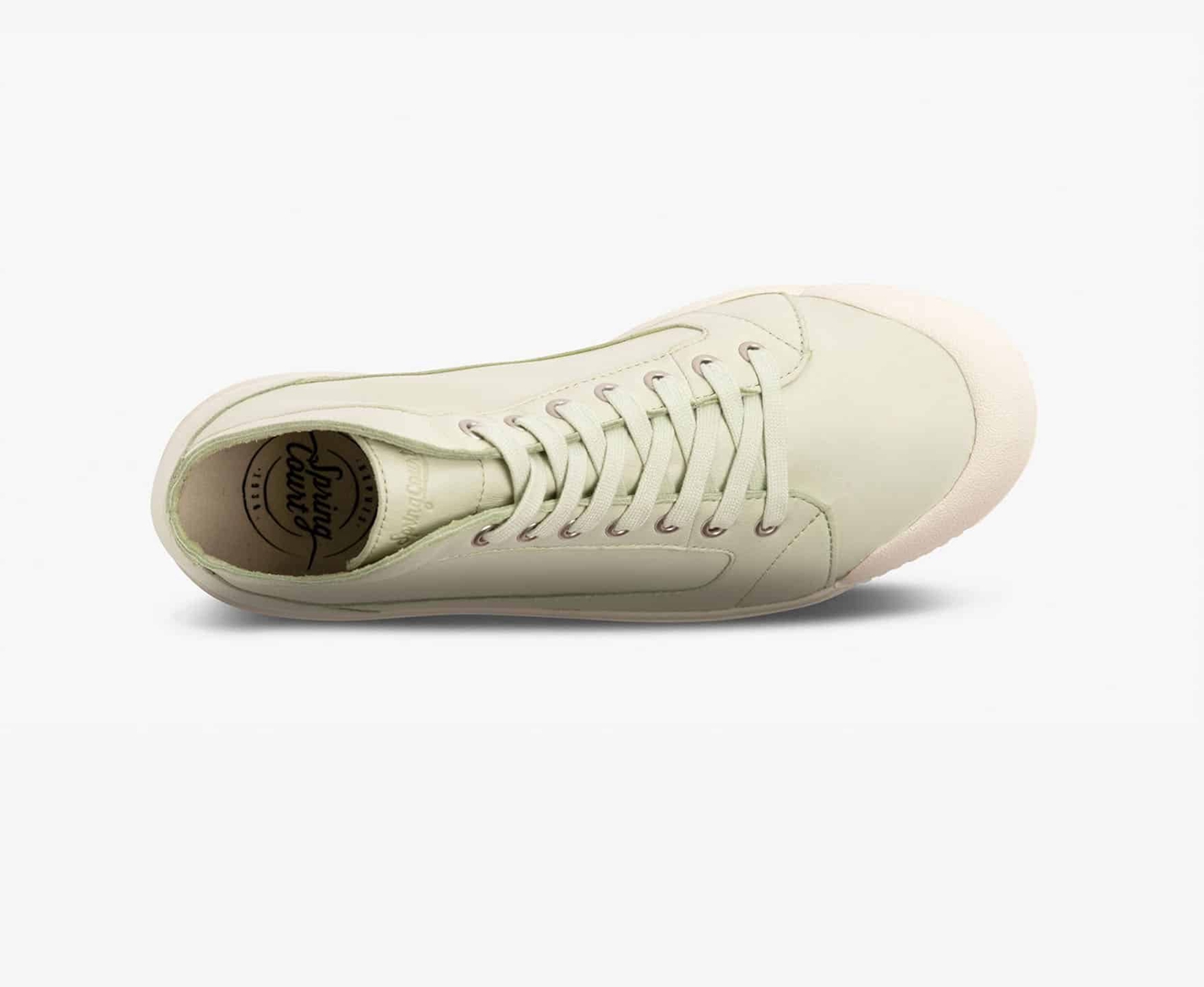 Spring Court M2 LAMBSKIN Women's Trainers Light Green | South Africa-70PGBKUSD